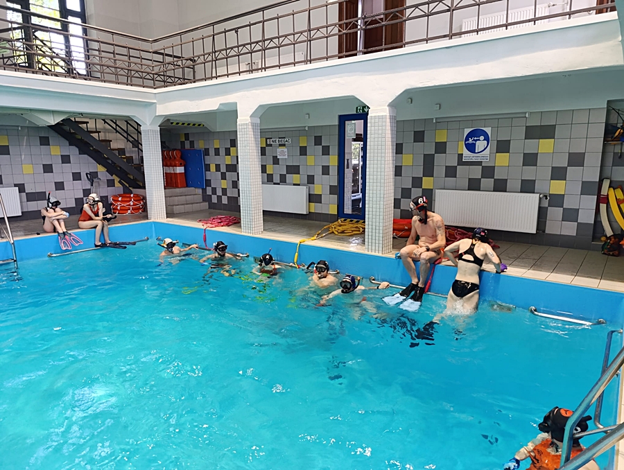 Hokej pod wodą Walenie Siemianowice Śląskie Trening 21 VI 2025